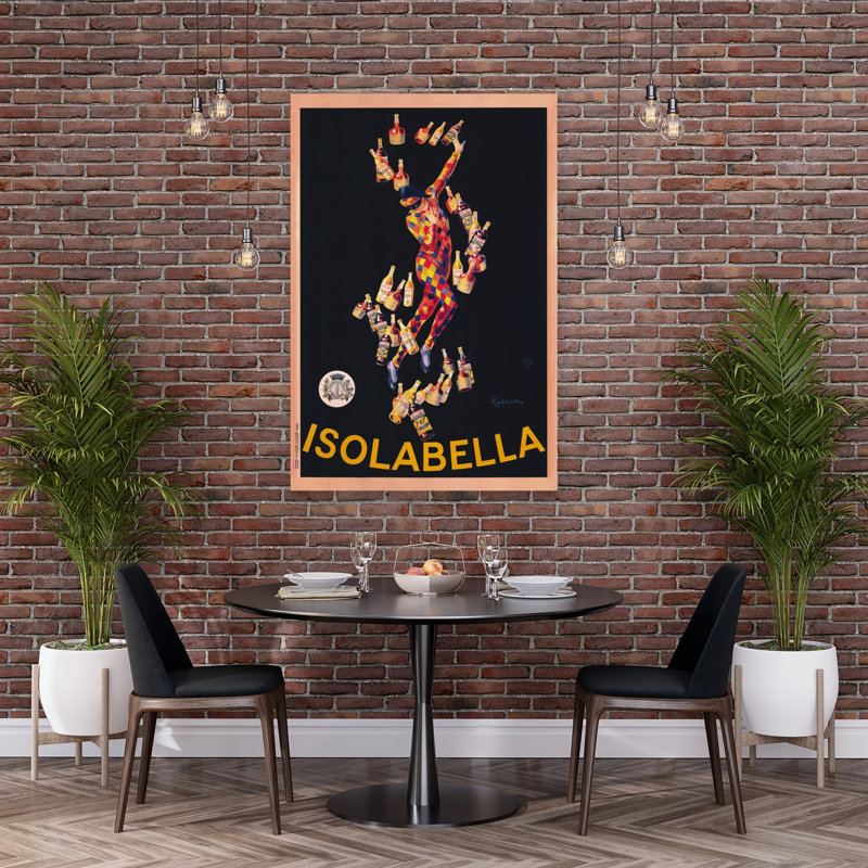 «Islabella», impression d'art rétro classique rétro, H 60 po x l 40 po
