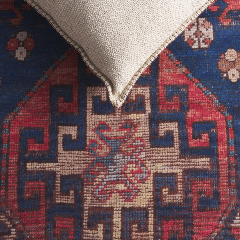 Annliese Performance Machine Washable Oriental Rug, Rectangle 5' x 8'