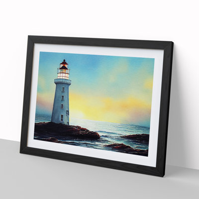 Watercolour Lighthouse Vol.3 - Single Picture Frame Print