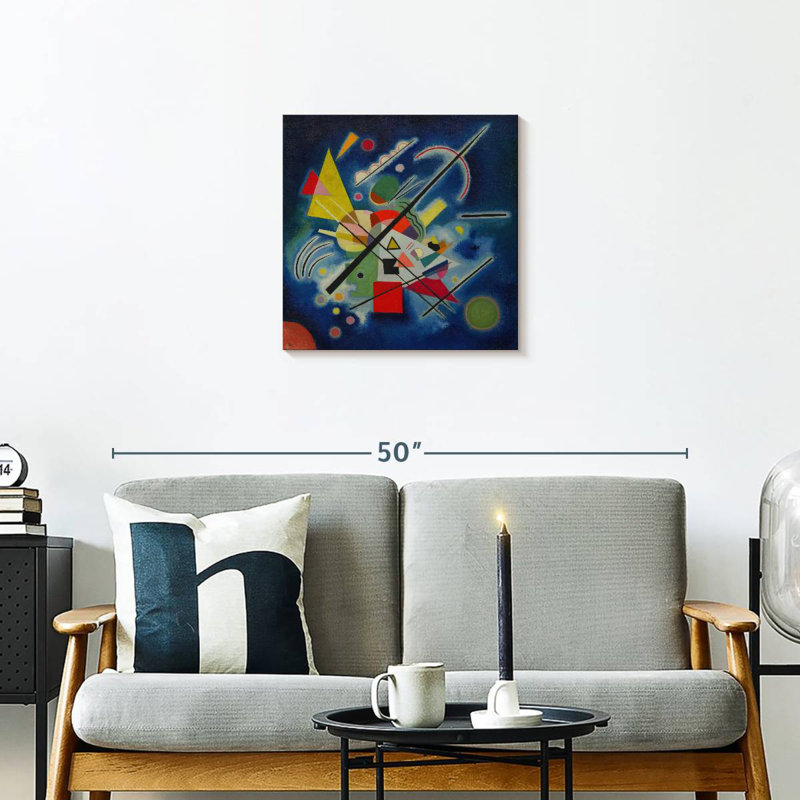 Avery - peinture bleue - 1924, H 20 po x l 20 po