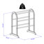 Support à courtepointe en bois massif Dean au fini brun, H 29,85 po x l 25,68 po x P 18,12 po