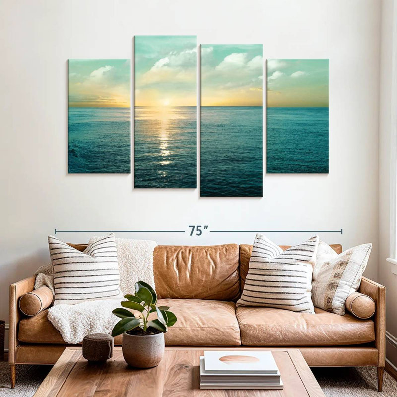 Let It Be Light 4 pièces, H 42 po x l 68 po x P 1,25 po
