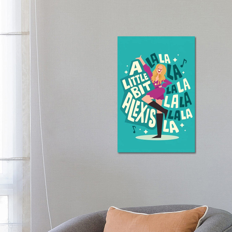 La La La by Risa Rodil - Print on Canvas, Wrapped Canvas, 66.04cm H x 45.72cm W x 3.81cm D