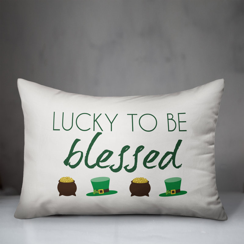 Coussin Lucky To Be Blessed