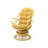 Upholstered Swivel Accent Chair-765440405-778540623