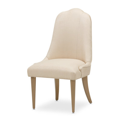 Malibu Crest 20'' H Upholstered Cherry Side Chair