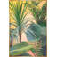 Serene Garden II Framed Painting Canvas