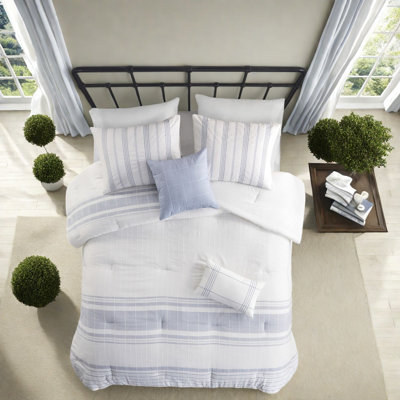 Oversized Bedding Sets Cotton Jacquard Cal King, Modern Farmhouse Home