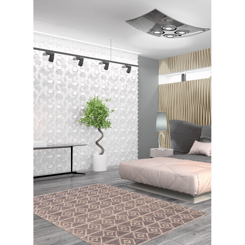 Koy Wool Geometric Indoor Rug