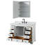 Ensemble de meuble-lavabo simple 48 "avec miroir Deborah-80205309-23113237