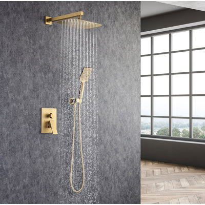 Système de douche complet avec valve brute