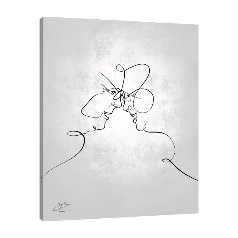 «For Better For Worse I», toile tendue par Isabella Karolewicz, H 30 po x l 24 po x P 1,5 po