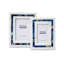 Amazonite Inlay Set Of 2 White Marble Photo Frame-846330092