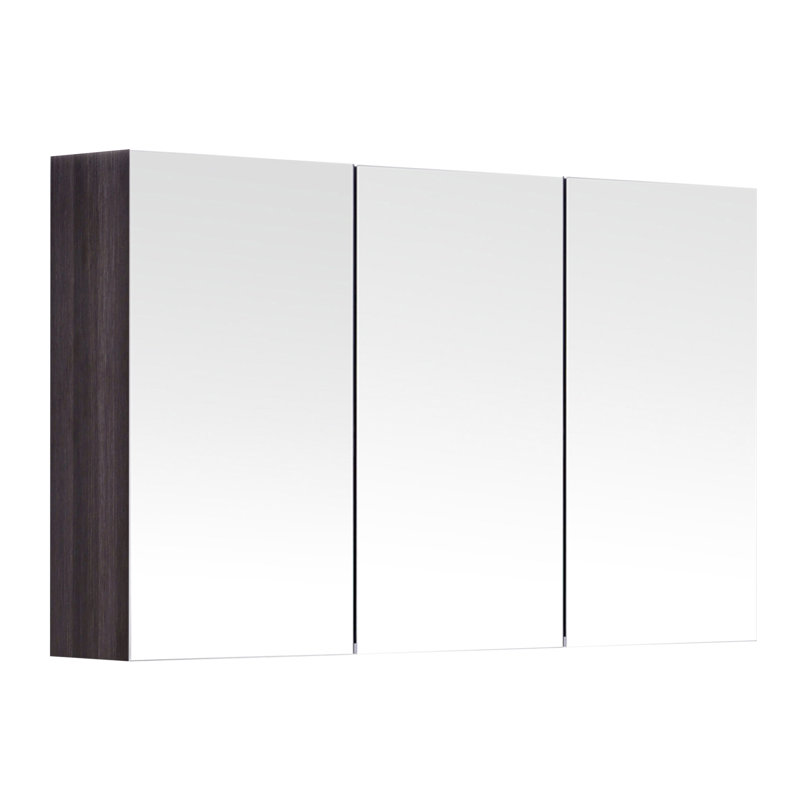 Armoire à pharmacie à 3 portes avec fixation en surface Sandifer, H 28,5 po x l 46,5 po x P 6,5 po