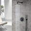 Système de douche complet à pression équilibrée avec pomme de douche à effet de pluie de 10 pouces, soupape à main, valve brute-60135001