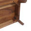 Table de chevet en bois: style rustique avec captation en direct, commode 21,5 x 16,5 x 23