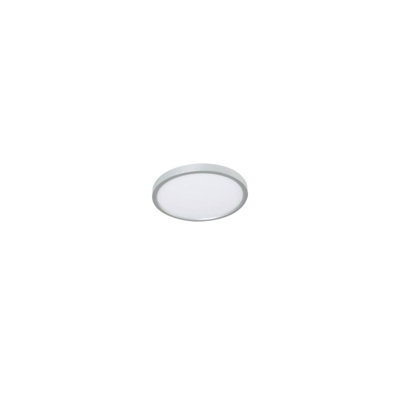 4C3100E558C2434097CB24937344771D Lenwood Round 8 In. LED Flush Mount Satin Nickel 120v, 27/30/35/40/50k