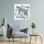 Art mural abstrait contemporain The Grove-193734140