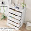 Commode 5 tiroirs l 31,5 po, commode en bois 5 tiroirs pour chambre à coucher-2003414603