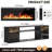 Alazik Floating TV Stand with 36" Electric Fireplace-1003175830