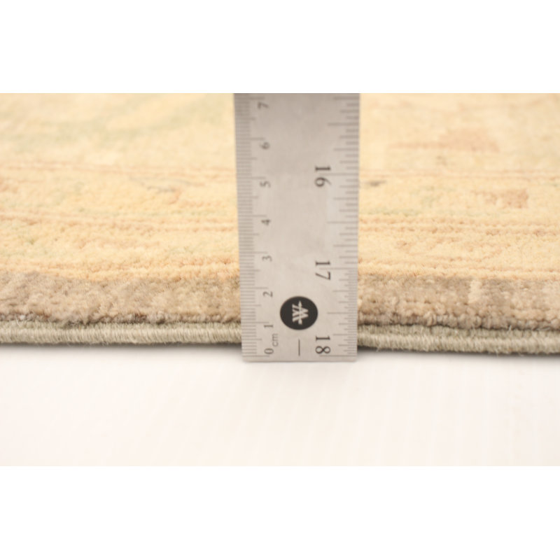 Iwar One-of-a-Kind 9'11" X 13'5" 2010s Wool Area Rug in Ivory