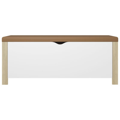 Atalfo Faux Leather Upholstered Storage Bench