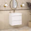 Meuble-lavabo simple 24 po avec plateau Kansiray-2126896367-2126896354