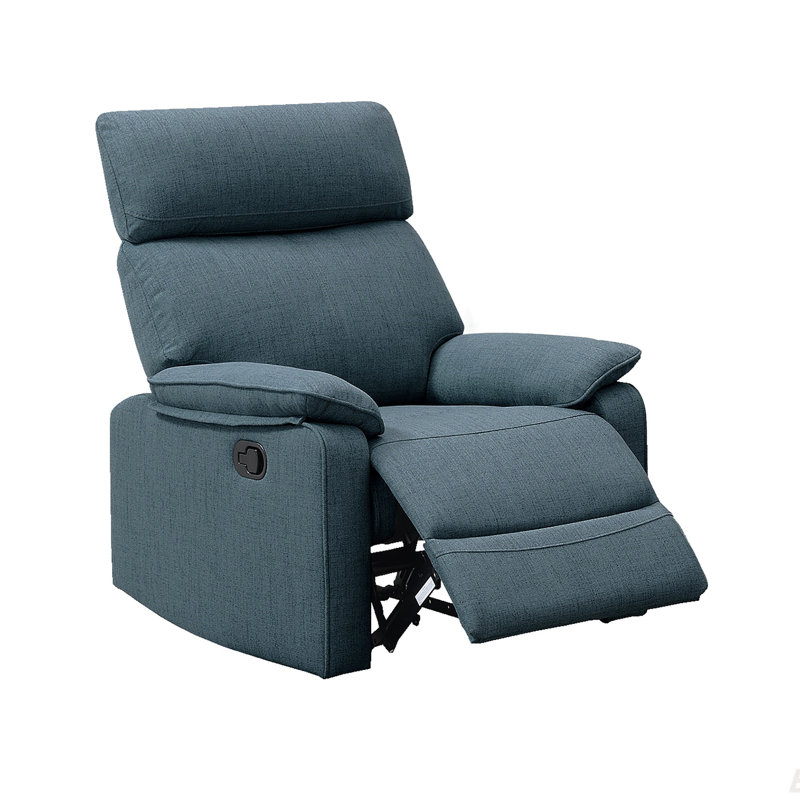Fauteuil inclinable en tissu Burlap, Bleu très foncé