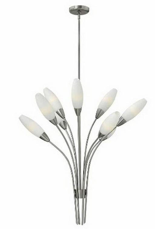 Lustre linéaire 9 lumières spoutnik moderne Aumiller