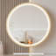 Coiffeuse de maquillage avec miroir lumineux, 5 tiroirs