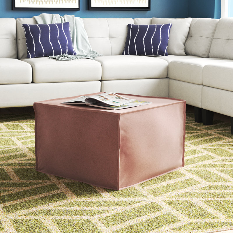 Repose-pieds Armillas, Polyester saumon