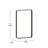 Jonis Wall Mount Shatterproof Wall Mirror with Metal Frame-2045967365-2016261843