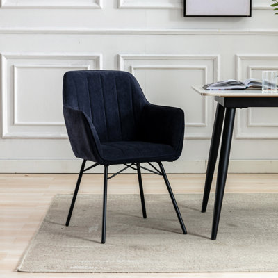 Chaise d'appoint Velvet Iron