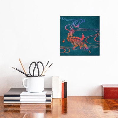 Koi I 1 Piece Wrapped Canvas Wall Art