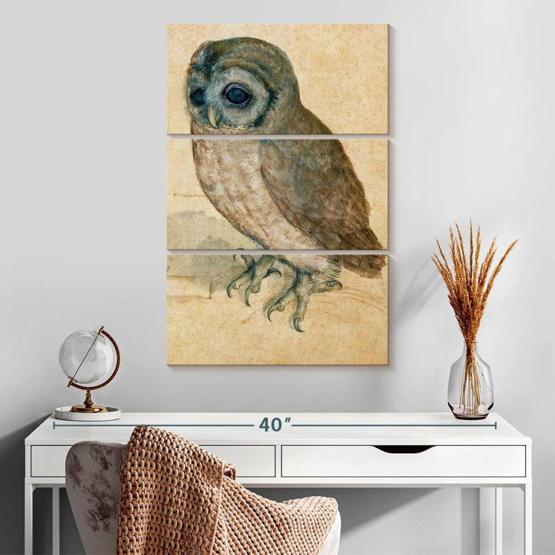 Brampt The Little Owl, 32" H x 20" W