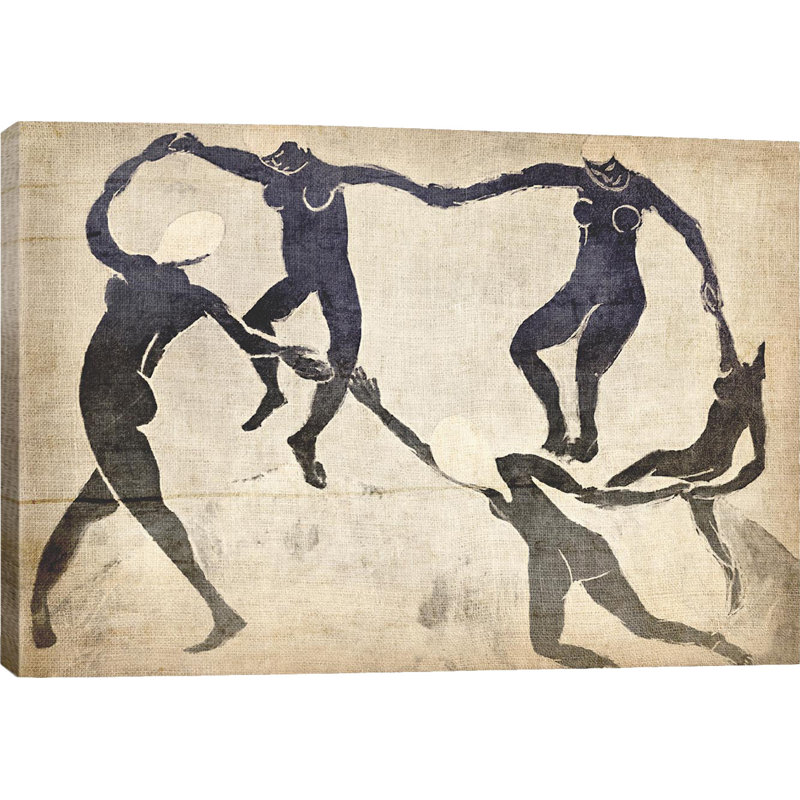 «Dance», impression sur toile tendue, H 18 po x l 12 po x P 1,5 po, Pas de tapis, Toile tendue