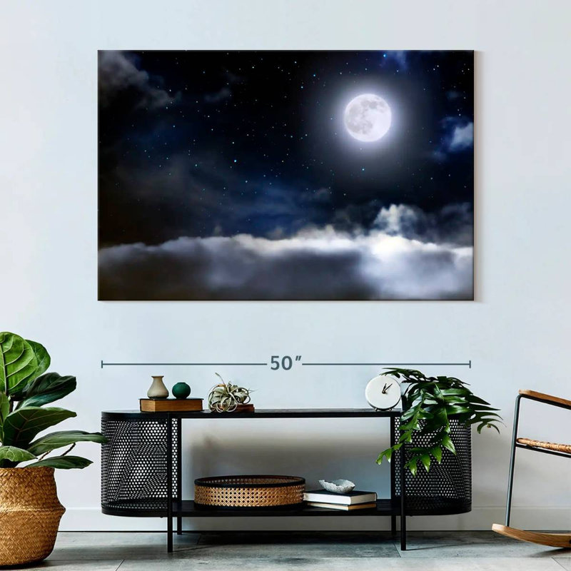 Oberle Glowing Moon, 34" H x 51" W