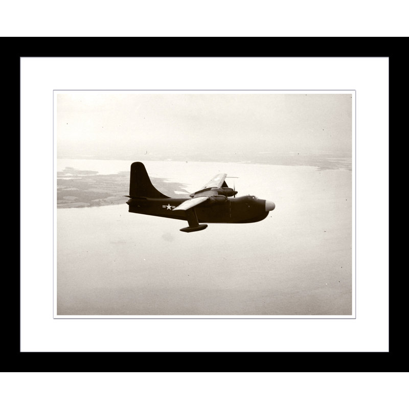 Martin USN Marlin - Photographie avec cadre photo sur papier