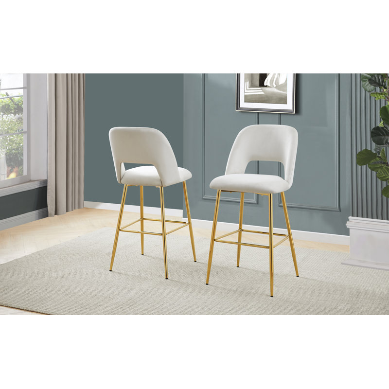 Tabouret de bar 29 po Braebury, Crème, Tabouret de bar (siège d'une hauteur de 29 po)