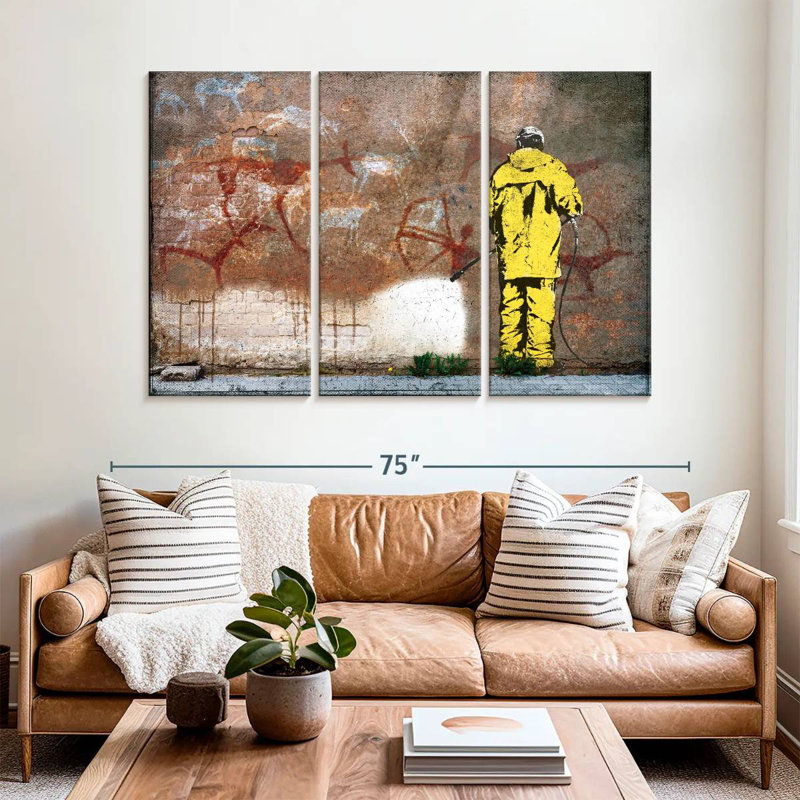 Leisha Street Cleaner, 42" H x 65" W