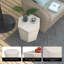 24 po Table basse de jardin hexagonale, table d'appoint en béton, table de chevet géométrique moderne Home Decor-219718685