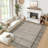 Scalloped Machine Washable Rug Non-Slip Bordered Floor Mats Non-Shedding Soft Low Pile Modern Accent Rugs for Living Room Bedroom Office-195933439