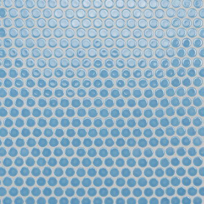 Hudson Penny Round .80" x .80" Porcelain Penny Round Mosaic Wall & Floor Tile