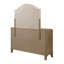Commode de chambre à 8 tiroirs avec miroir mangue délavé