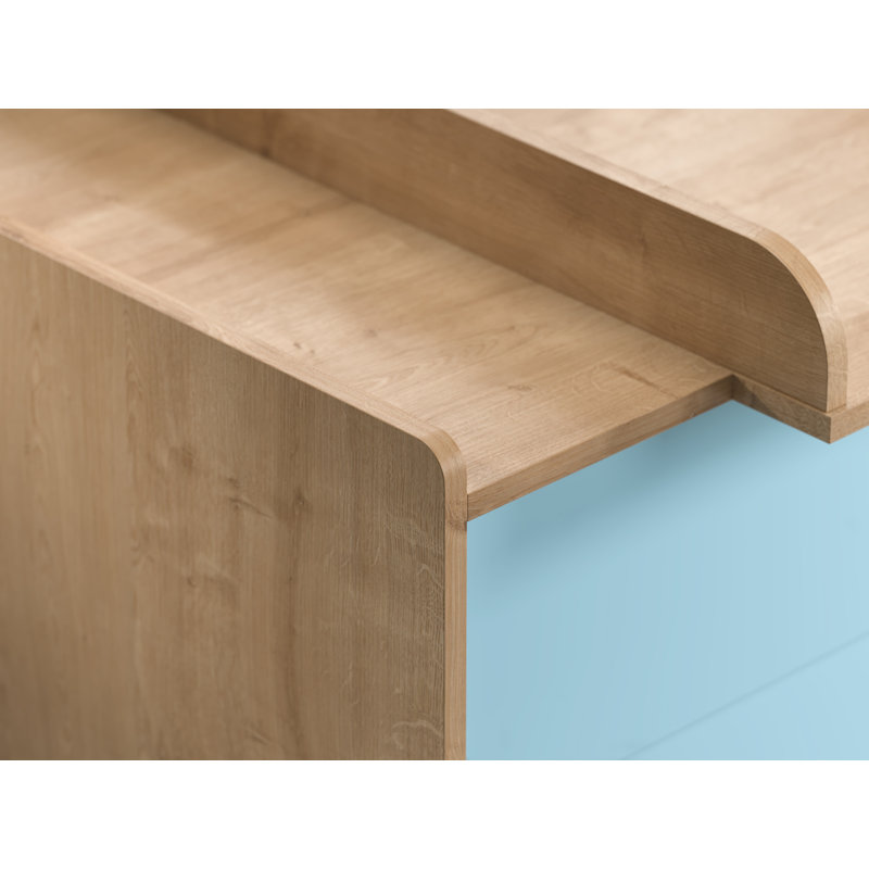Antoine Dresser, Oak/Light Blue