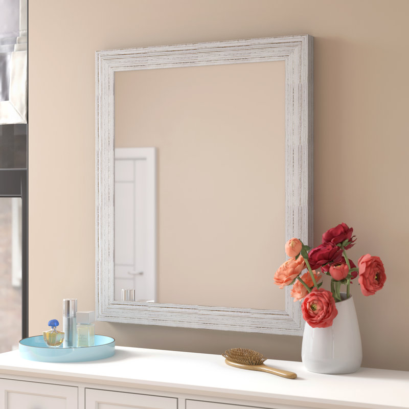 Uecker Solid Wood Rectangle Mirror, 35" H x 29" W