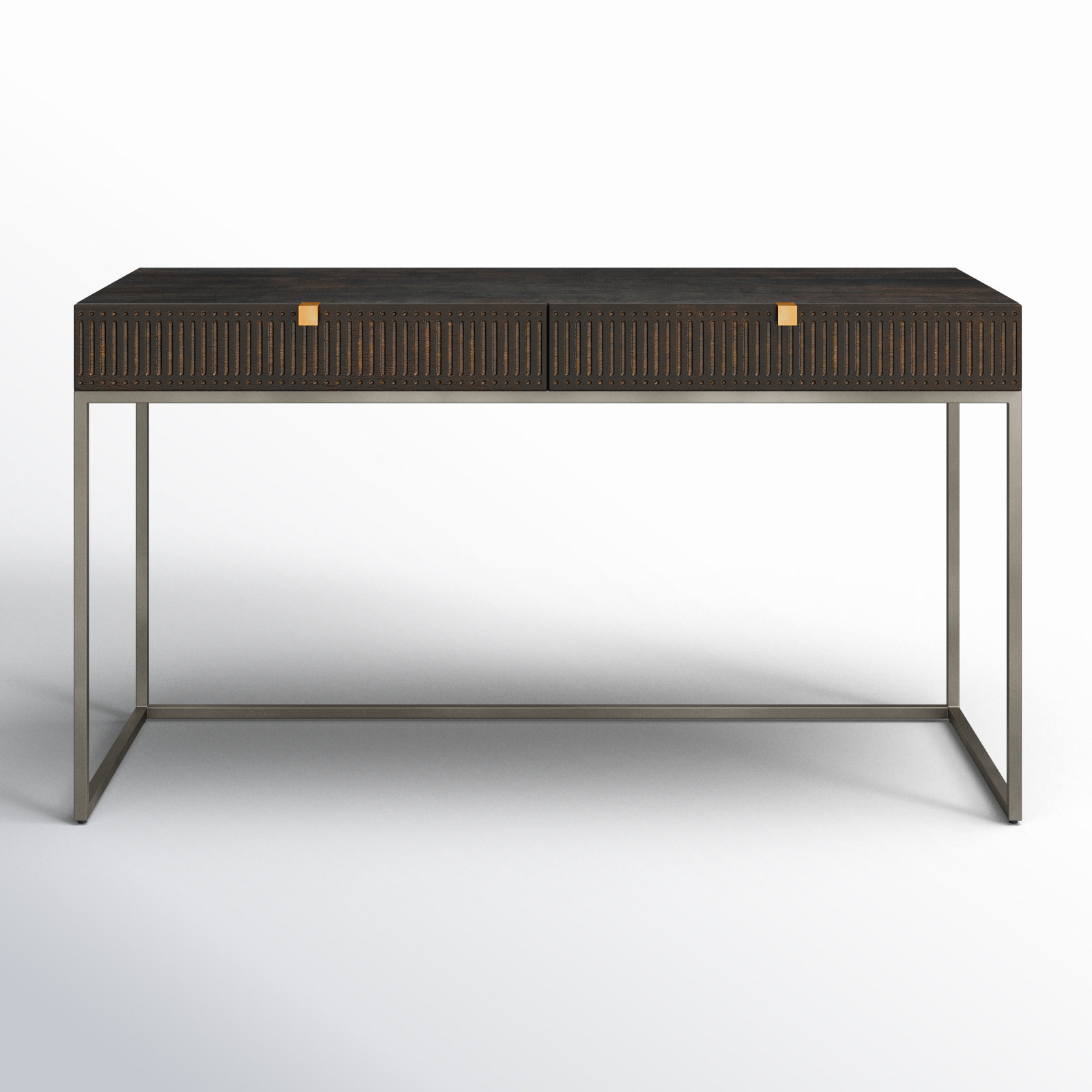 Tangelo Writing Desk, Vintage Brown