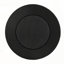 Table basse ronde cannelée avec plateau de table épais de 6,8 po - noir, 31,5 po-1337010306-1337010308