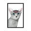 Downton Cat I par Grace Popp - reproduction sur toile tendue-72132681-72132680-72132689