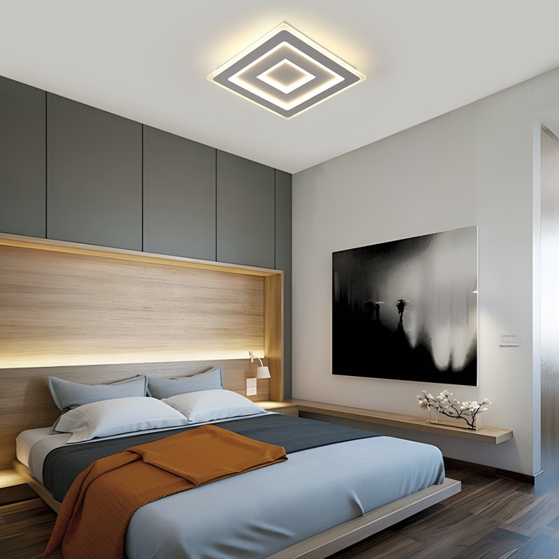 Ultra-thin 4000k Square LED Ceiling Light
